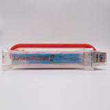 SUPER MARIO BROS. 2 BROTHERS II - WATA GRADED 7.5 A! NEW & Factory Sealed with Authentic H-Seam! (NES Nintendo)