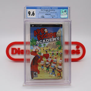 APE ESCAPE ACADEMY - CGC GRADED 9.6 A+! NEW & Factory Sealed! (PSP PlayStation Portable)