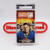 THE LONGEST YARD - IGS GRADED 8 BOX & 7.5 SEAL! NEW & Factory Sealed with Authentic V-Overlap Seam! (VHS)