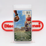 THE LONGEST YARD - IGS GRADED 8 BOX & 7.5 SEAL! NEW & Factory Sealed with Authentic V-Overlap Seam! (VHS)