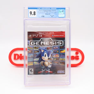 SONIC'S ULTIMATE SEGA GENESIS COLLECTION - CGC GRADED 9.8 A++! NEW & Factory Sealed! (PS3 PlayStation 3)