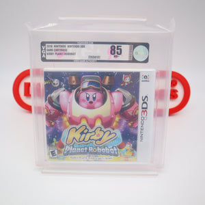 KIRBY: PLANET ROBOBOT - VGA GRADED 85 ARCHIVAL NM+ SILVER! NEW & Factory Sealed! (Nintendo 3DS)