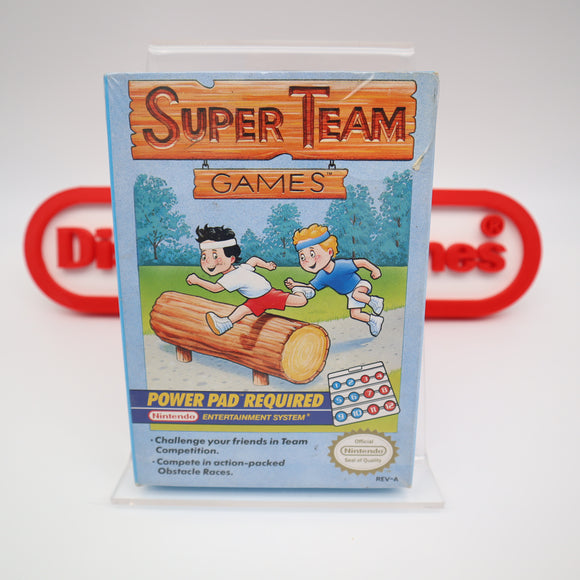 SUPER TEAM GAMES - NEW & Factory Sealed with Authentic H-Seam! (NES Nintendo)