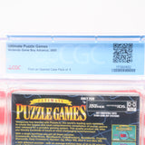 ULTIMATE PUZZLE GAMES - CGC GRADED 9.6 A+! NEW & Factory Sealed! (GBA Game Boy Advance)