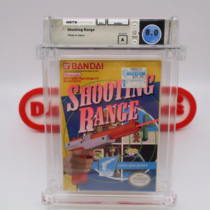 SHOOTING RANGE - WATA GRADED 8.0 A! NEW & Factory Sealed with Authentic H-Seam! (NES Nintendo)