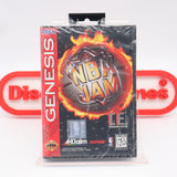 NBA JAM T.E. TOURNAMENT EDITION - NEW & Factory Sealed with Authentic V-Overlap Seam! (Sega Genesis)