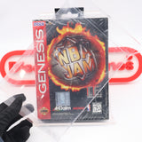 NBA JAM T.E. TOURNAMENT EDITION - NEW & Factory Sealed with Authentic V-Overlap Seam! (Sega Genesis)