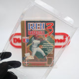 R.B.I. BASEBALL 3 / RBI III - NEW & Factory Sealed with Authentic V-Overlap Seam! (NES Nintendo)