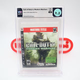CALL OF DUTY 4: MODWERN WARFARE - FDO / FOR DISPLAY ONLY CASE! WATA GRADED 9.2! (PS3 PlayStation 3)