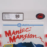 MANIAC MANSION - UKG GRADED 90 MINT! BRAND NEW SPANISH VARIANT! (NES Nintendo) Like VGA