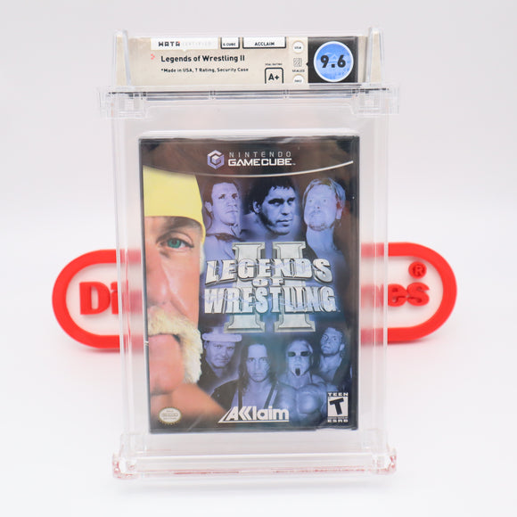 LEGENDS OF WRESTLING II 2 HULK HOGAN COVER! WATA GRADED 9.6 A+! NEW & Factory Sealed! (Nintendo GameCube)