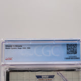 GHOULS 'N GHOSTS - CGC GRADED 9.6 B! NEW & Factory Sealed with Authentic Tube Seal! (SMS / Sega Master System)