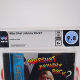 WHO SHOT JOHNNY ROCK? WATA GRADED 9.8 B+! NEW & Factory Sealed! (Sega CD)
