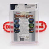 CASTLEVANIA III 3: DRACULA'S CURSE (WAS A CASE FRESH COPY!) - WATA GRADED 8.5 A! NEW & Factory Sealed with Authentic H-Seam! (NES Nintendo)