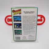 JAMES BOND JR. JUNIOR - NEW & Factory Sealed with Authentic H-Seam! (NES Nintendo)