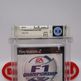 F1 CHAMPIONSHIP SEASON 2000 RACING - WATA GRADED 9.8 A+! NEW & Factory Sealed! (PS2 PlayStation 2)