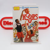 HOOPS BASKETBALL - NEW & Factory Sealed with Authentic H-Seam! (NES Nintendo)