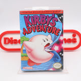 KIRBY'S ADVENTURE - USA VERSION! NEW & Factory Sealed with Authentic H-Seam! (NES Nintendo)