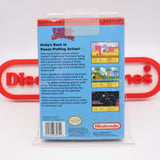 KIRBY'S ADVENTURE - USA VERSION! NEW & Factory Sealed with Authentic H-Seam! (NES Nintendo)