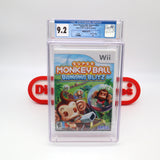 SUPER MONKEY BALL: BANANA BLITZ - CGC GRADED 9.2 A! NEW & Factory Sealed! (Nintendo Wii)