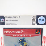 KINGDOM HEARTS II 2 - WATA GRADED 9.8 A++! NEW & Factory Sealed! (PS2 PlayStation 2)
