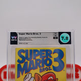 SUPER MARIO BROS. BROTHERS 3 III - INTERNATIONAL VERSION! WATA GRADED 7.0 CIB! (NES Nintendo)