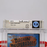 DASHING / DASHIN' DESPERADOES - WATA GRADED 9.8 A! NEW & Factory Sealed! (Sega Genesis)