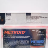 NES CLASSIC SERIES: METROID - WATA GRADED 9.6 A+! NEW & Factory Sealed with Authentic H-Seam! (Game Boy Advance GBA)