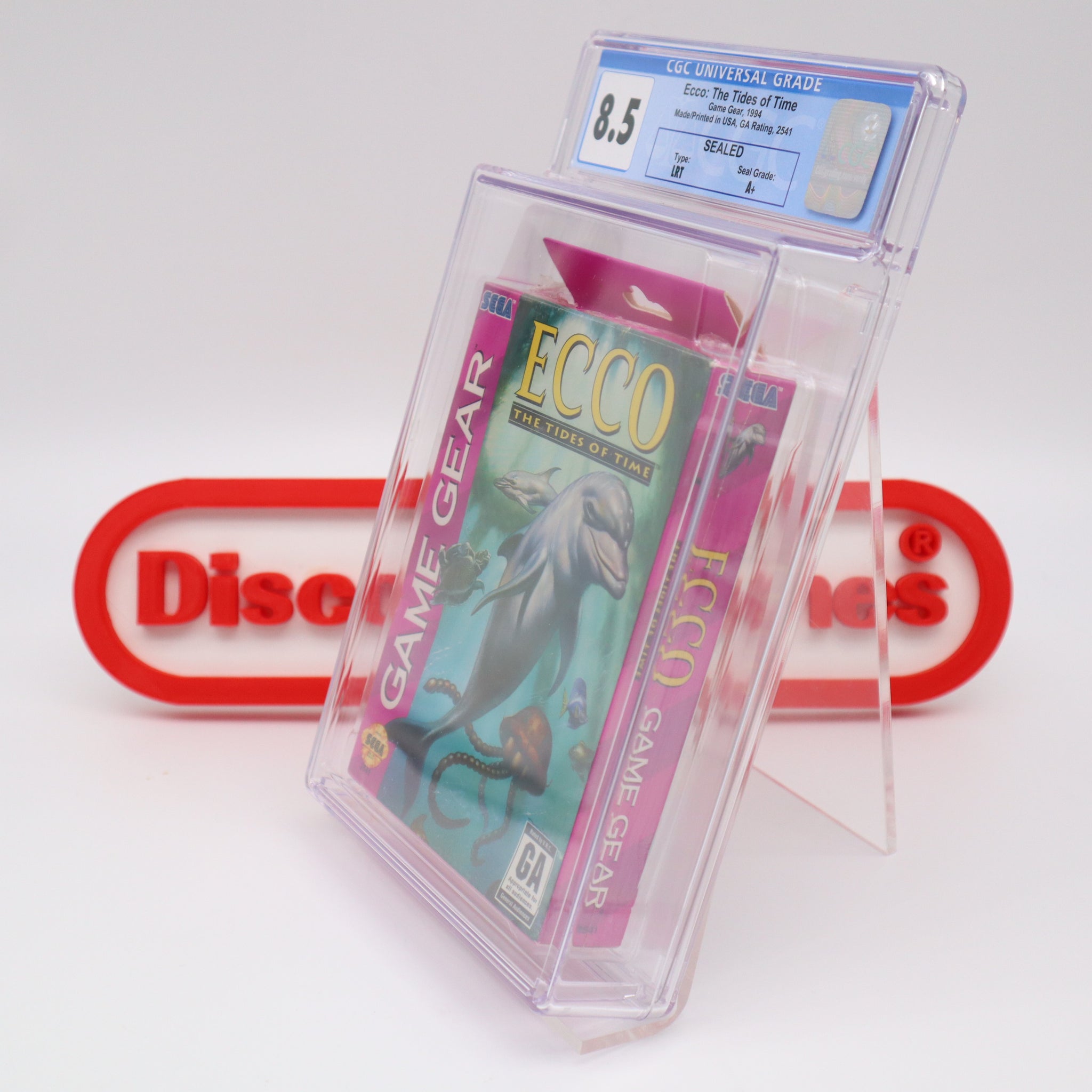 ECCO THE DOLPHIN 2 II: THE TIDES OF TIME - CGC GRADED 8.5 A+! NEW & Fa DiscountGamesOnline ECCO THE DOLPHIN 2 II: THE TIDES OF TIME - CGC GRADED 8.5 A+! NEW & Fa DiscountGamesOnline