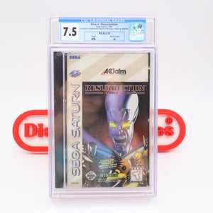 RISE 2 II: RESURRECTION - CGC GRADED 7.5 A+! NEW & Factory Sealed! (Sega Saturn)