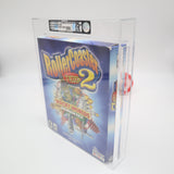 ROLLERCOASTER TYCOON 2: WACKY WORLDS - VGA GRADED 75+ QUALIFIED! NEW & UNUSED BIG BOX! (PC / CD-ROM / WINDOWS)