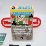 SOLITAIRE (AVE / AMERICAN VIDEO ENTERTAINMENT) - CIB / COMPLETE! Cleaned & Tested! (NES Nintendo)