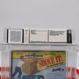 SHOVE IT! THE WAREHOUSE GAME - WATA GRADED 9.8 A+! NEW & Factory Sealed! (Sega Genesis)