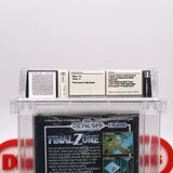 FINAL ZONE - WATA GRADED 9.6 A! NEW & Factory Sealed with Authentic Tube Seam! (Sega Genesis)