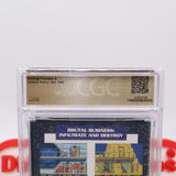 ROLLING THUNDER 2 II - CGC GRADED 9.6 A! NEW & Factory Sealed with Authentic Tube Seal! (Sega Genesis)