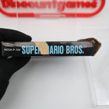 SUPER MARIO BROS. / BROTHERS (ASIAN VERSION SMALL BOX!) - WITH BOX! Cleaned & Tested! (NES Nintendo)