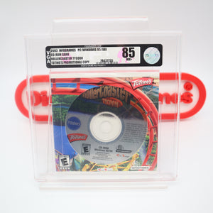 ROLLERCOASTER TYOON - TOTINO'S PROMOTIONAL COPY! VGA GRADED 85 NM+ SILVER NEW & Factory Sealed! (PC / CD-ROM / WINDOWS)