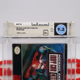 AL UNSER JR.'S ROAD TO THE TOP RACING - WATA GRADED 9.2 B! NEW & Factory Sealed! (SNES Super Nintendo)