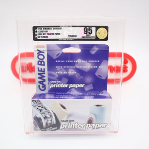 GAME BOY PRINTER PAPER - VGA GRADED 95 MINT UNCIRCULATED! NEW & Factory Sealed! (Game Boy Original)