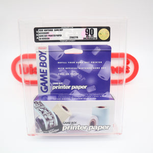 GAME BOY PRINTER PAPER - VGA GRADED 90 MINT UNCIRCULATED! NEW & Factory Sealed! (Game Boy Original)