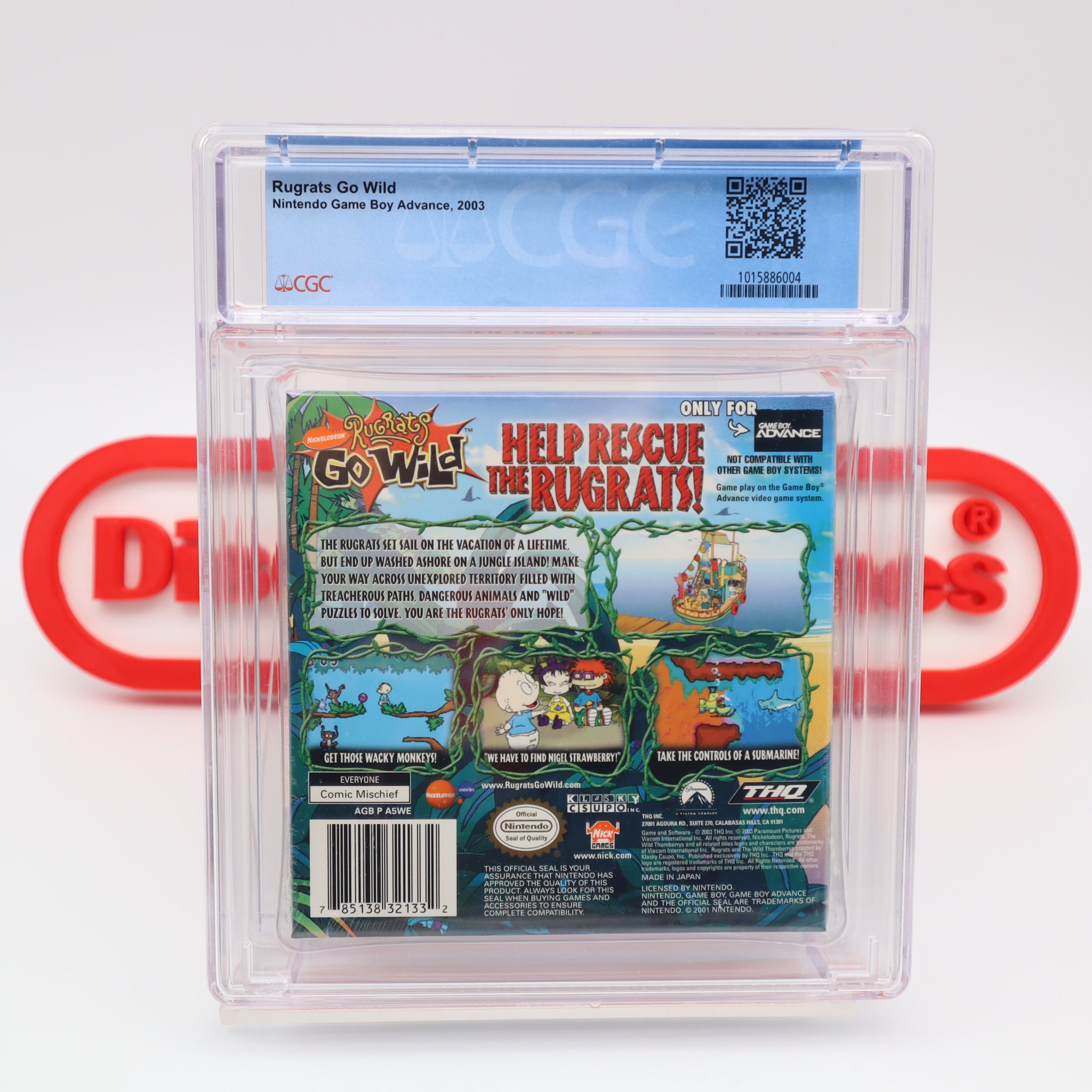 RUGRATS GO WILD - CGC GRADED 9.6 A++! NEW & Factory Sealed! (Game
