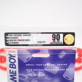 GAME BOY PRINTER PAPER - VGA GRADED 90 MINT UNCIRCULATED! NEW & Factory Sealed! (Game Boy Original)