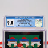 10-YARD FIGHT - CGC GRADED 9.0 CIB with 9.2 BOX! ROUND SOQ! (NES Nintendo)