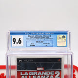 MARVEL ULTIMATE ALLIANCE 2 / LA GRANDE ALLEANZA 2 (ITALIAN VARIANT!) CGC GRADED 9.6 A+! NEW & Factory Sealed! (PSP PlayStation Portable)