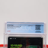 10-YARD FIGHT - CGC GRADED 9.0 CIB with 9.2 BOX! ROUND SOQ! (NES Nintendo)