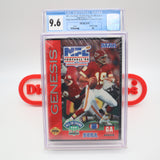 NFL FOOTBALL '94 1994 STARRING JOE MONTANA - CGC GRADED 9.6 A+! NEW & Factory Sealed with Authentic V-Overlap Seam! (Sega Genesis)