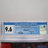 NFL FOOTBALL '94 1994 STARRING JOE MONTANA - CGC GRADED 9.6 A+! NEW & Factory Sealed with Authentic V-Overlap Seam! (Sega Genesis)