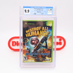DESTROY ALL HUMANS - CGC GRADED 9.9 A+! NEW & Factory Sealed! (XBOX)