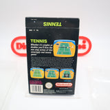 TENNIS - Black Box Game - European Version - OPENED BUT UNPLAYED! (NES Nintendo)