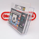 CHAMPIONS WORLD CLASS SOCCER - VGA GRADED 85+ NM+ GOLD! NEW & Factory Sealed with Authentic V-Seam! (SNES Super Nintendo)